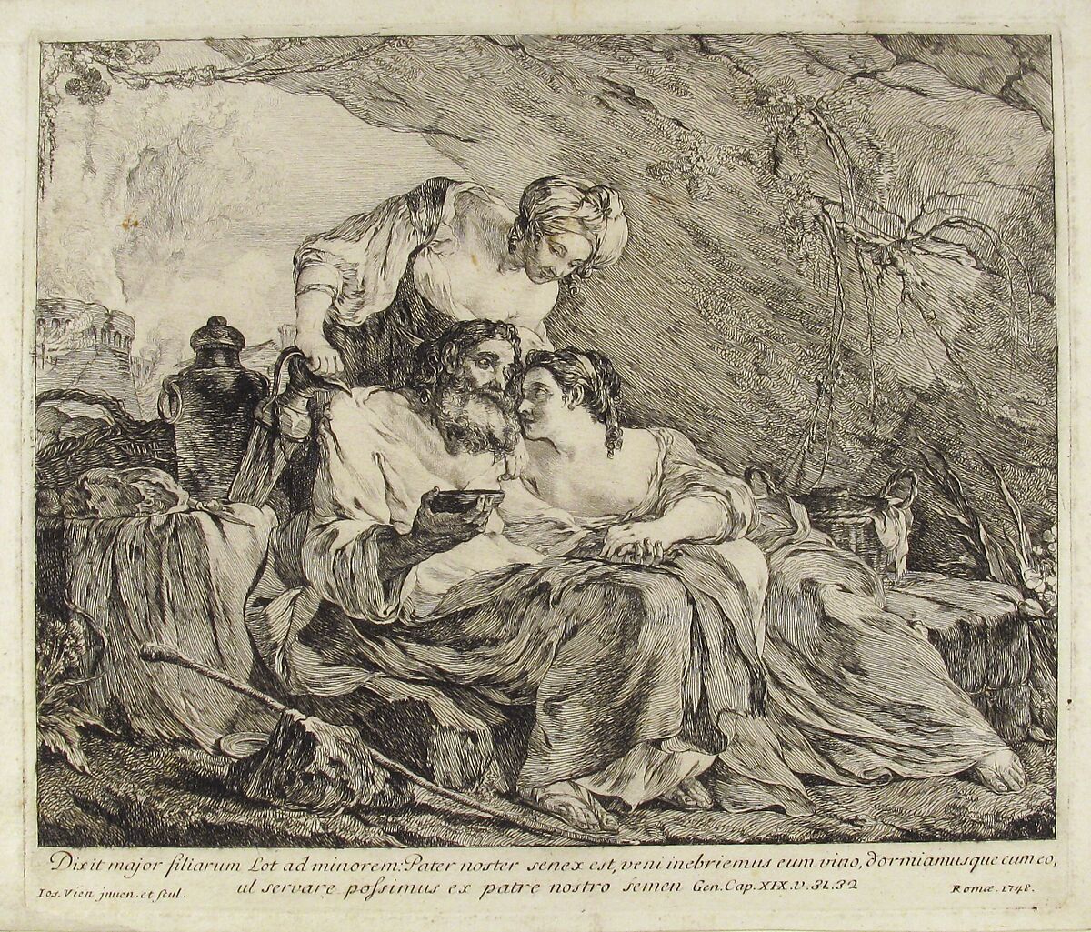 Joseph Marie Vien Lot and His Daughters The Metropolitan Museum of Art