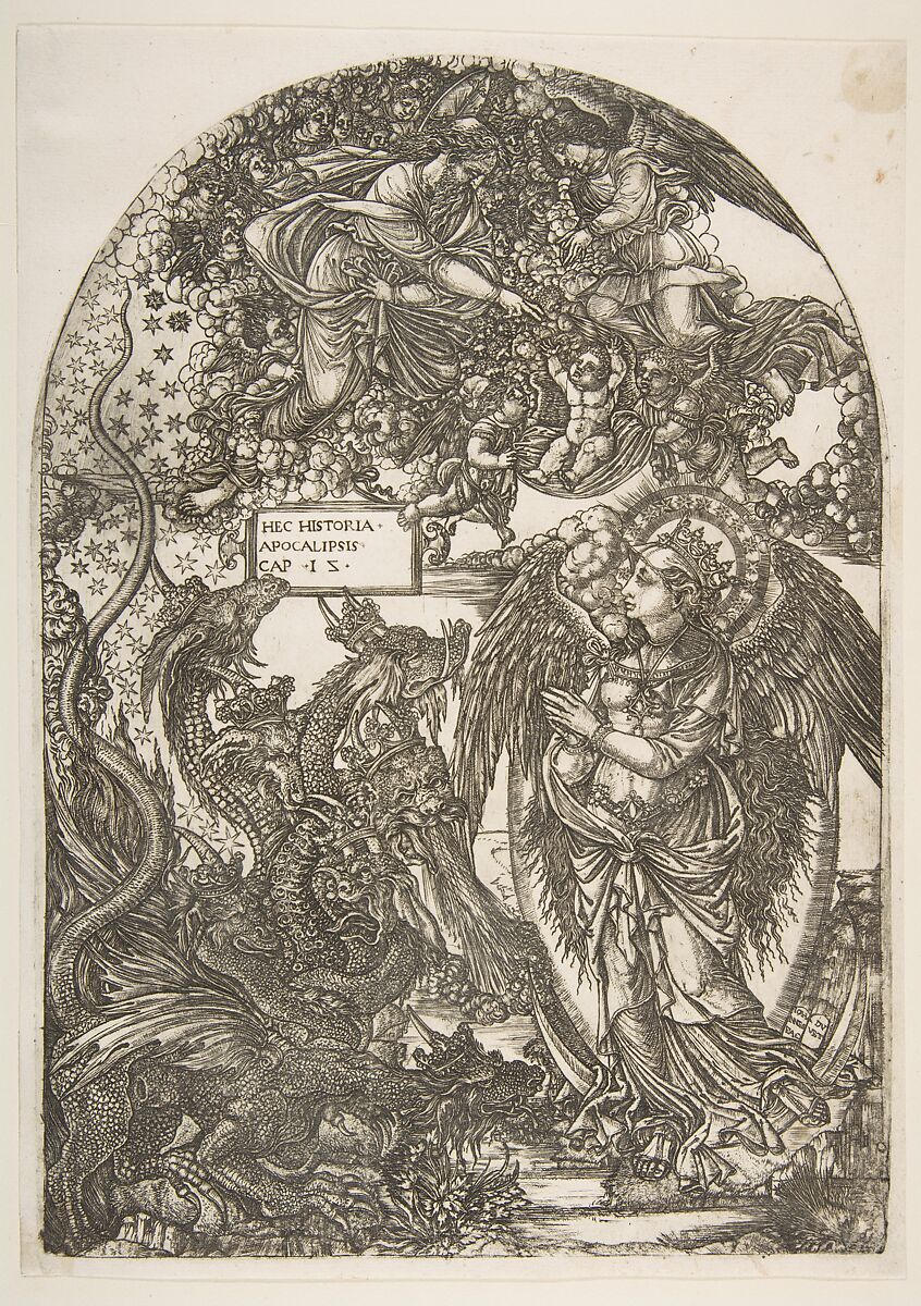 The Woman Clothed with the Sun, from the Apocalypse, Jean Duvet (French, ca. 1485–after 1561), Engraving 