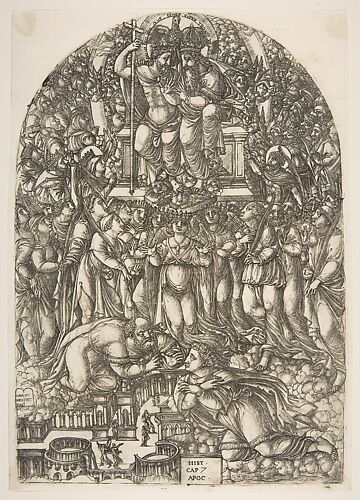 An innumerable Multitude which Stands before the Throne, from the Apocalypse