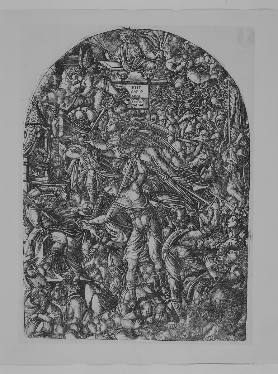 The Angel sounding the Sixth Trumpet, from the Apocalypse, Jean Duvet (French, ca. 1485–after 1561), Engraving