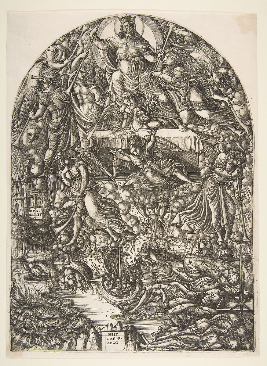 The Opening of the Seventh Seal, from the Apocalypse, Jean Duvet (French, ca. 1485–after 1561), Engraving 