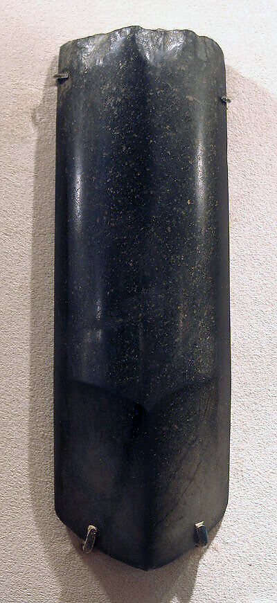 Ax with Rounded Top, Dark grey stone, Indonesia 