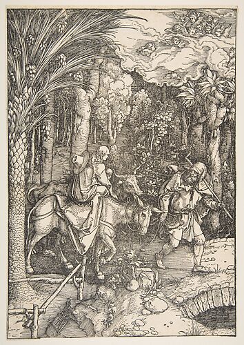 The Flight into Egypt, from The Life of the Virgin, from the Latin Edition