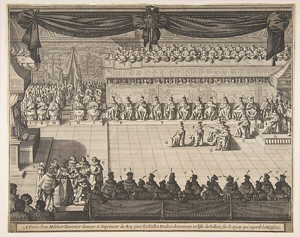 Seating Arrangement of the Chevaliers of the Order of the Holy Spirit