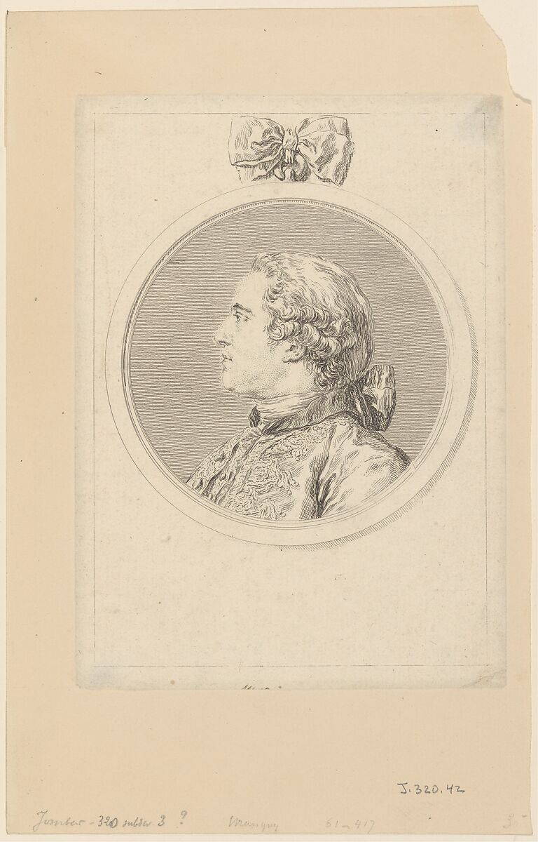 Le Marquis de Marigny, Charles Nicolas Cochin II (French, Paris 1715–1790 Paris), Etching 