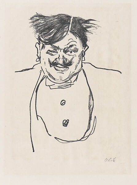 Emil Jannings as Rodrigo Quast, Emil Orlik (Austro-Hungarian, Prague 1870–1932 Berlin), Lithograph 