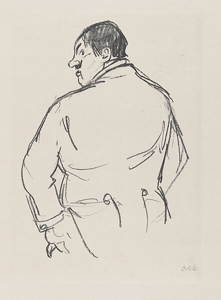 Emil Jannings as Rodrigo Quast, Emil Orlik (Austro-Hungarian, Prague 1870–1932 Berlin), Lithograph 