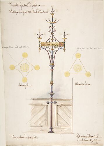 Designs for Nave Standards, St. Jude's Southsea