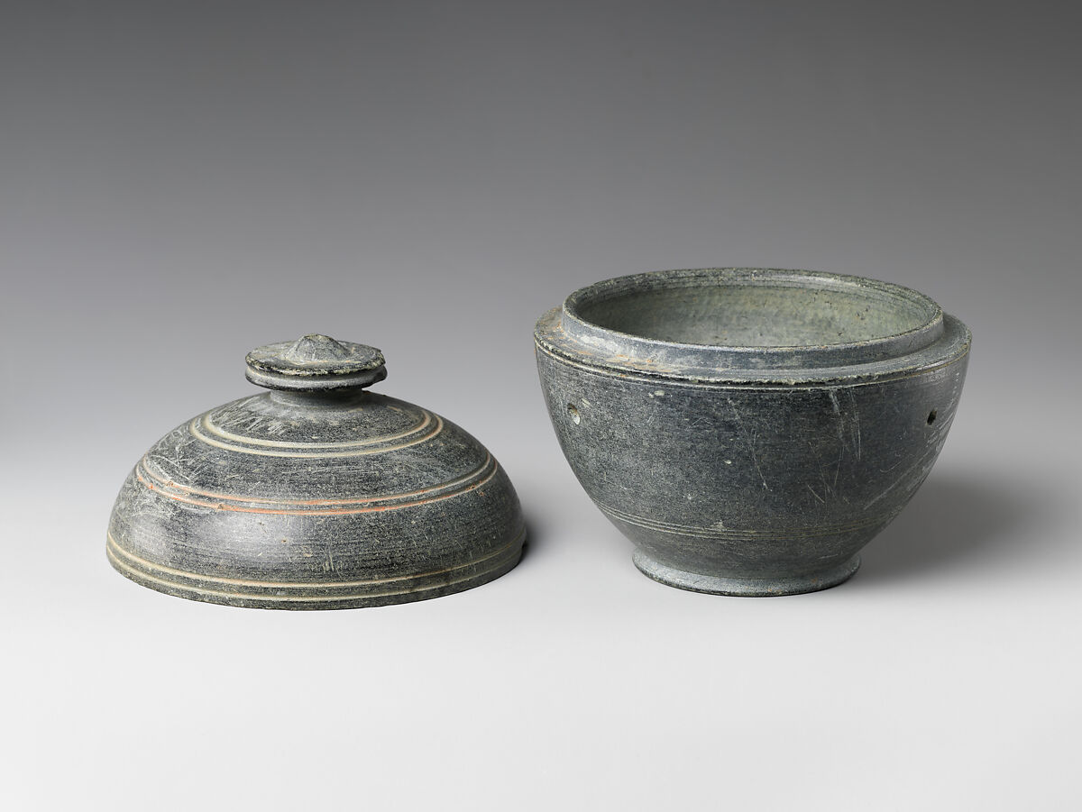 Reliquary Box With a Lid, Stone, Pakistan