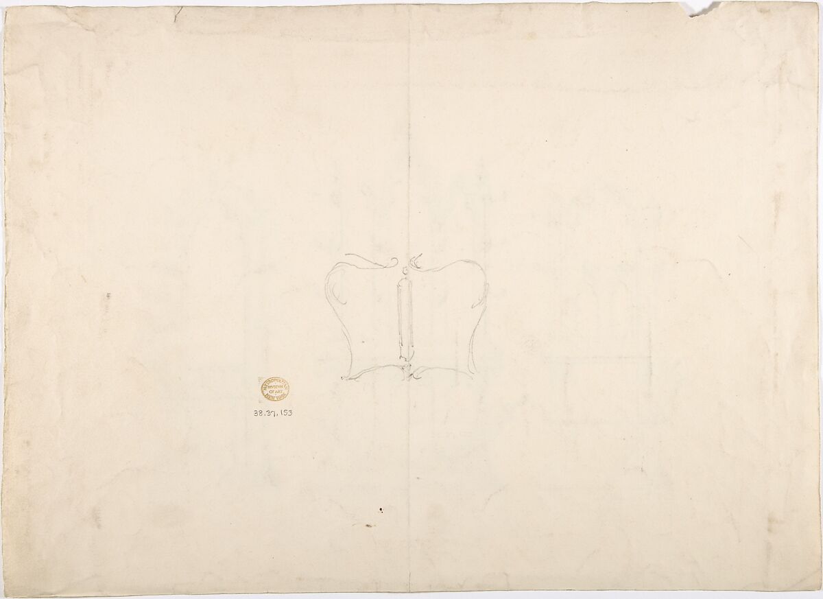 Design for Three Gothic Hat and Umbrella Stands, Anonymous, British, 19th century, Graphite