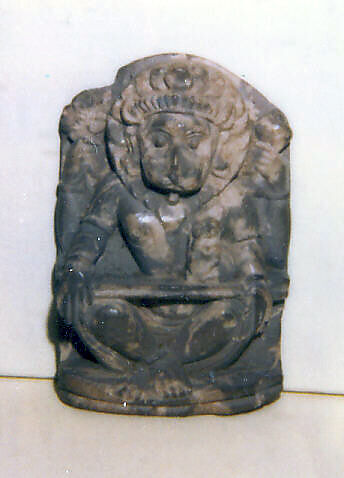 Seated Narasimha, Stone, India (Jammu & Kashmir, ancient kingdom of Kashmir) 