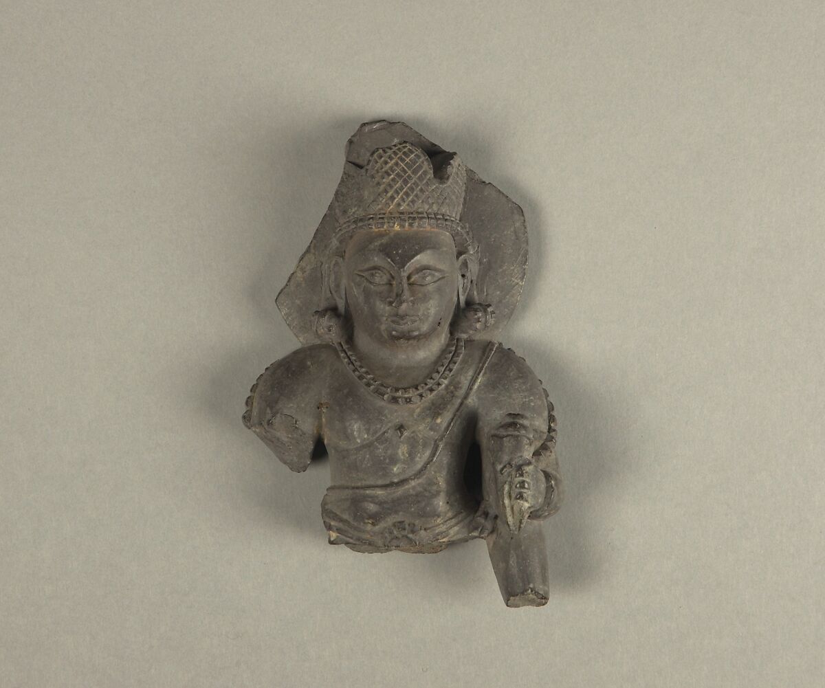 Upper Portion and Head of Vishnu, Phyllitic schist, India (Jammu & Kashmir, ancient kingdom of Kashmir) 