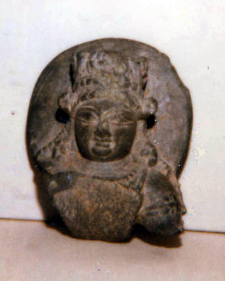 Bust of Vishnu, Stone, India (Jammu & Kashmir, ancient kingdom of Kashmir) 