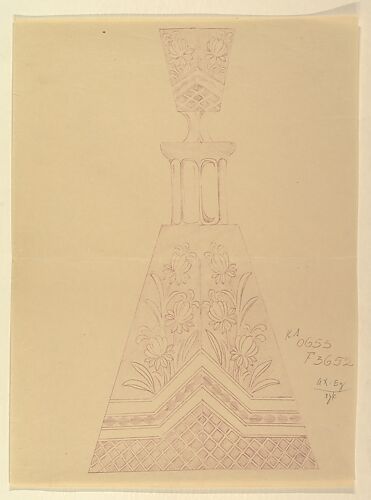 Design for Cut Glass Decanter