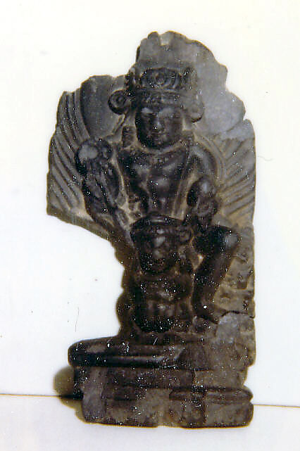 Seated Vishnu, Stone, India (Jammu & Kashmir, ancient kingdom of Kashmir, Akhnur) 