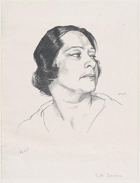 Tilla Durieux, Emil Orlik (Austro-Hungarian, Prague 1870–1932 Berlin), Lithograph, proof 