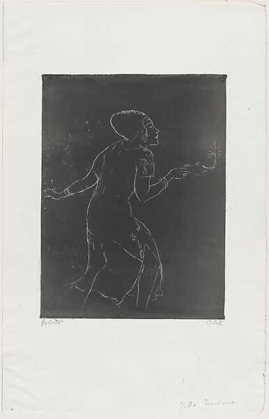 Tilla Durieux, Emil Orlik (Austro-Hungarian, Prague 1870–1932 Berlin), Drypoint, proof 