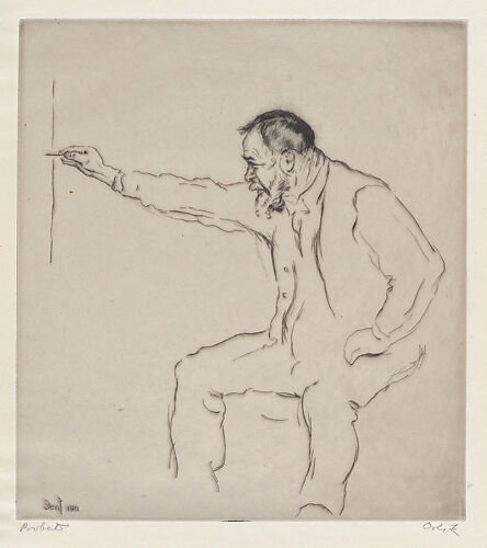 Ferdinand Hodler at the Easel
