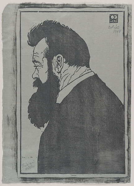 Ferdinand Hodler, Emil Orlik (Austro-Hungarian, Prague 1870–1932 Berlin), Woodcut 