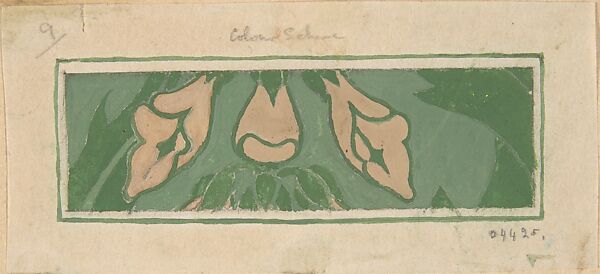 Textile Designs, John Sylvester Wheelwright (British, Edgware, Middlesex 1885–1962 Watford, Hertfordshire), Graphite, watercolor, gouache (bodycolor) and ink