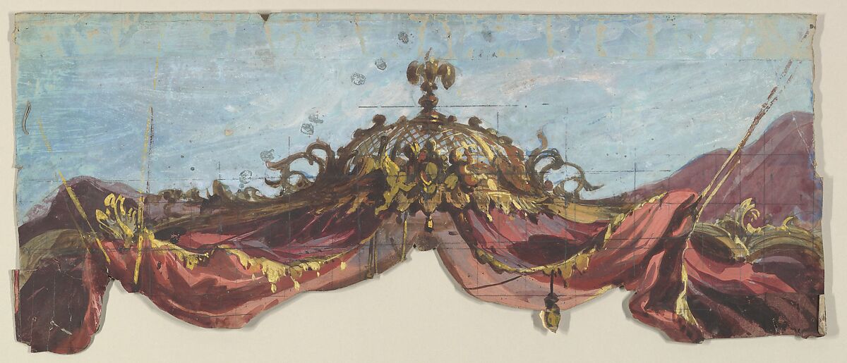 Design for a Stage Set, Eugène Cicéri (French, Paris 1813–1890 Fontainebleau) 