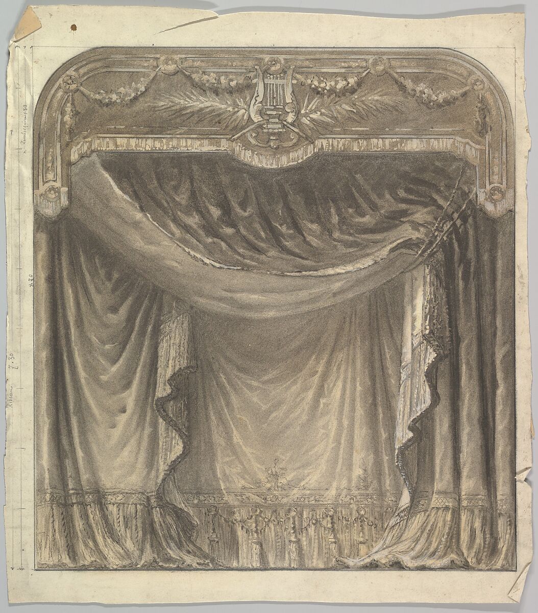 Design for a Stage Set, Eugène Cicéri (French, Paris 1813–1890 Fontainebleau) 