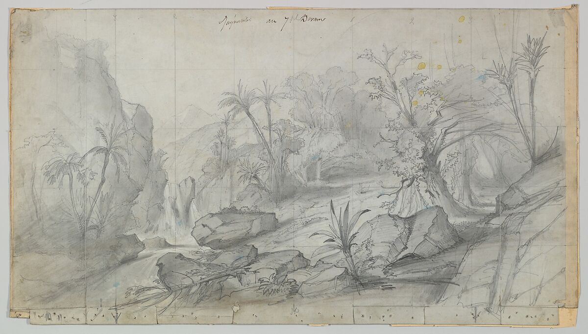 Design for a Stage Set, Eugène Cicéri (French, Paris 1813–1890 Fontainebleau) 