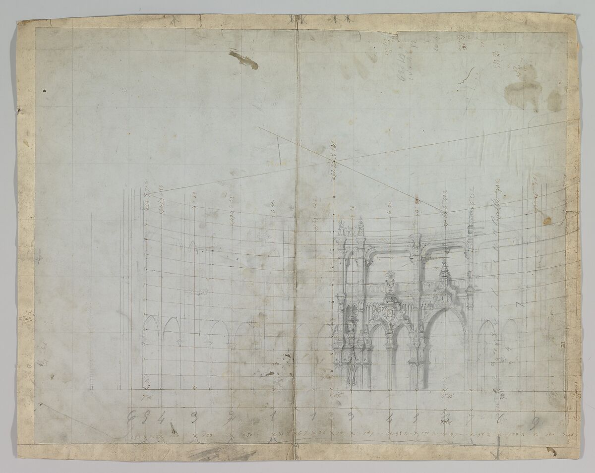 Design for a Stage Set, Eugène Cicéri (French, Paris 1813–1890 Fontainebleau) 