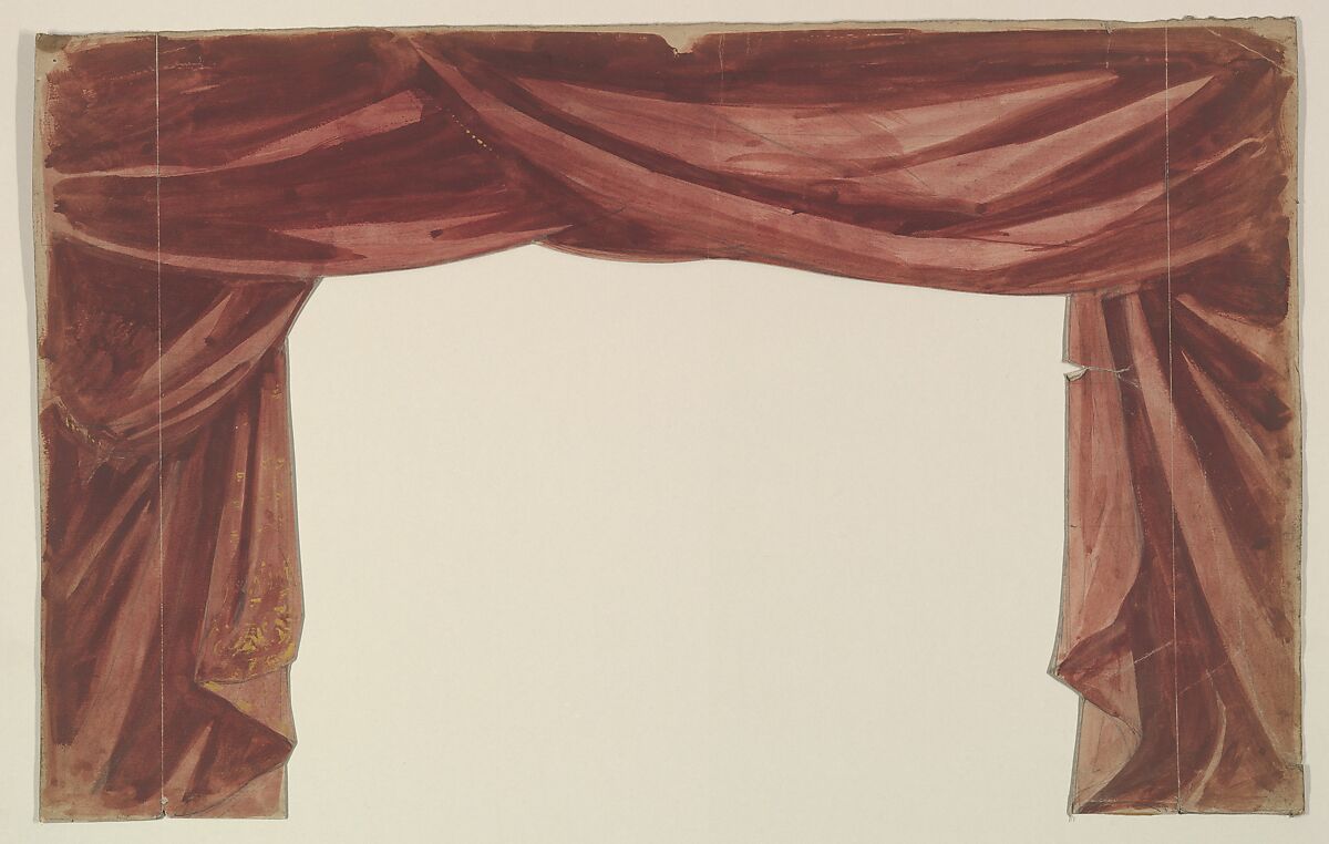 Design for a Stage Set, Eugène Cicéri (French, Paris 1813–1890 Fontainebleau) 