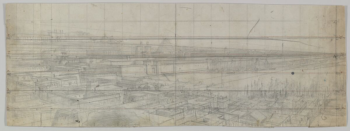 Design for a Stage Set, Eugène Cicéri (French, Paris 1813–1890 Fontainebleau) 