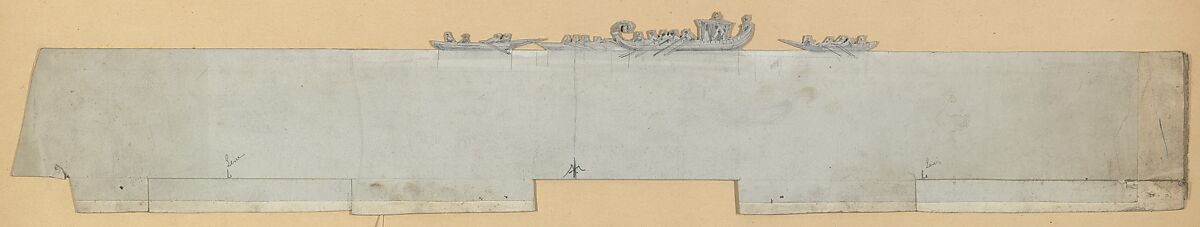 Design for a Stage Set, Eugène Cicéri (French, Paris 1813–1890 Fontainebleau) 