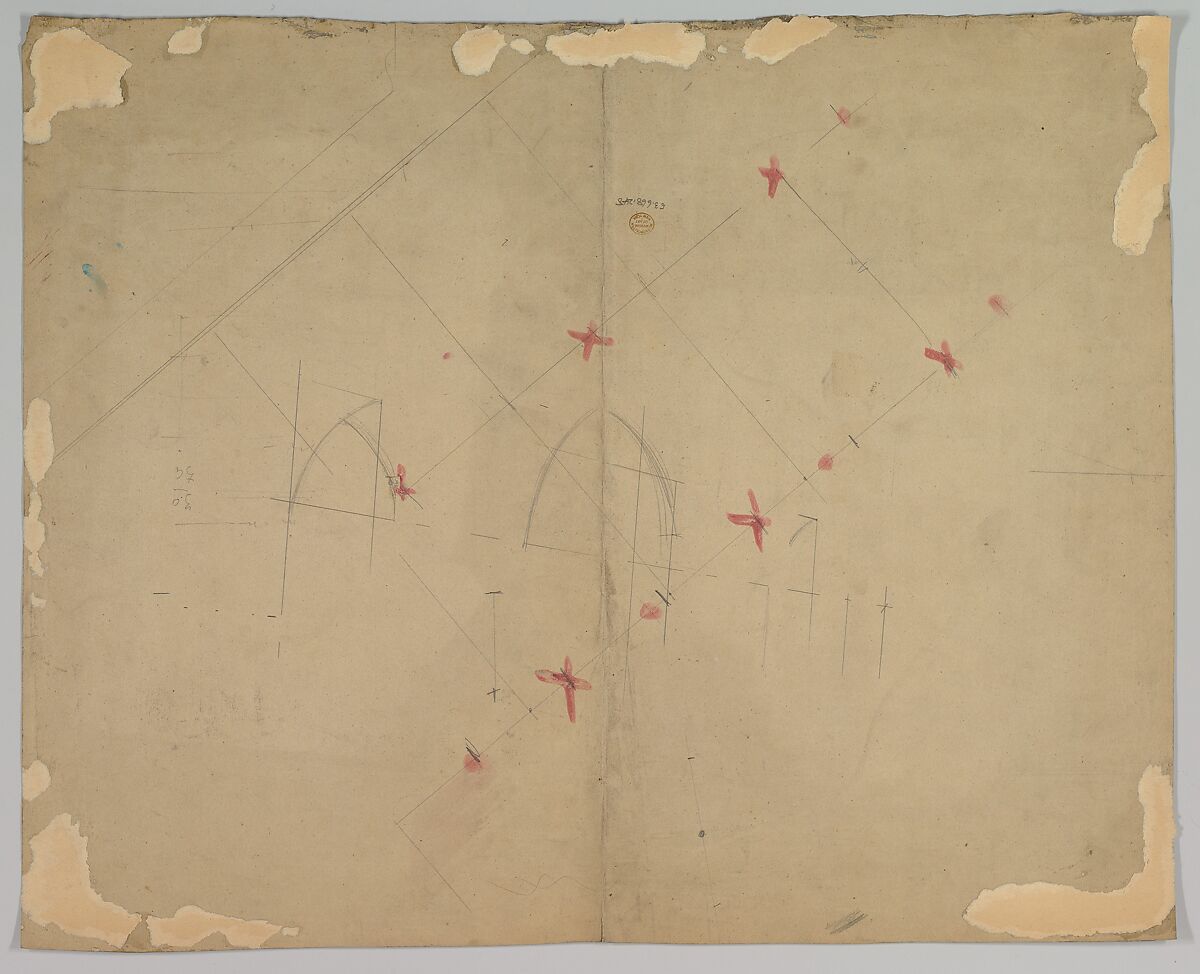 Design for a Stage Set, Eugène Cicéri (French, Paris 1813–1890 Fontainebleau)