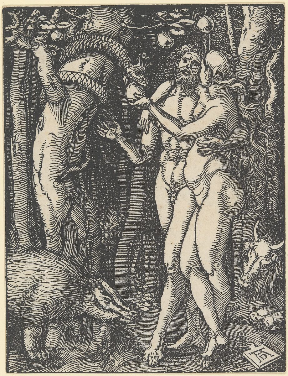 The Fall of Man, from "The Small Passion", Albrecht Dürer (German, Nuremberg 1471–1528 Nuremberg), Woodcut 