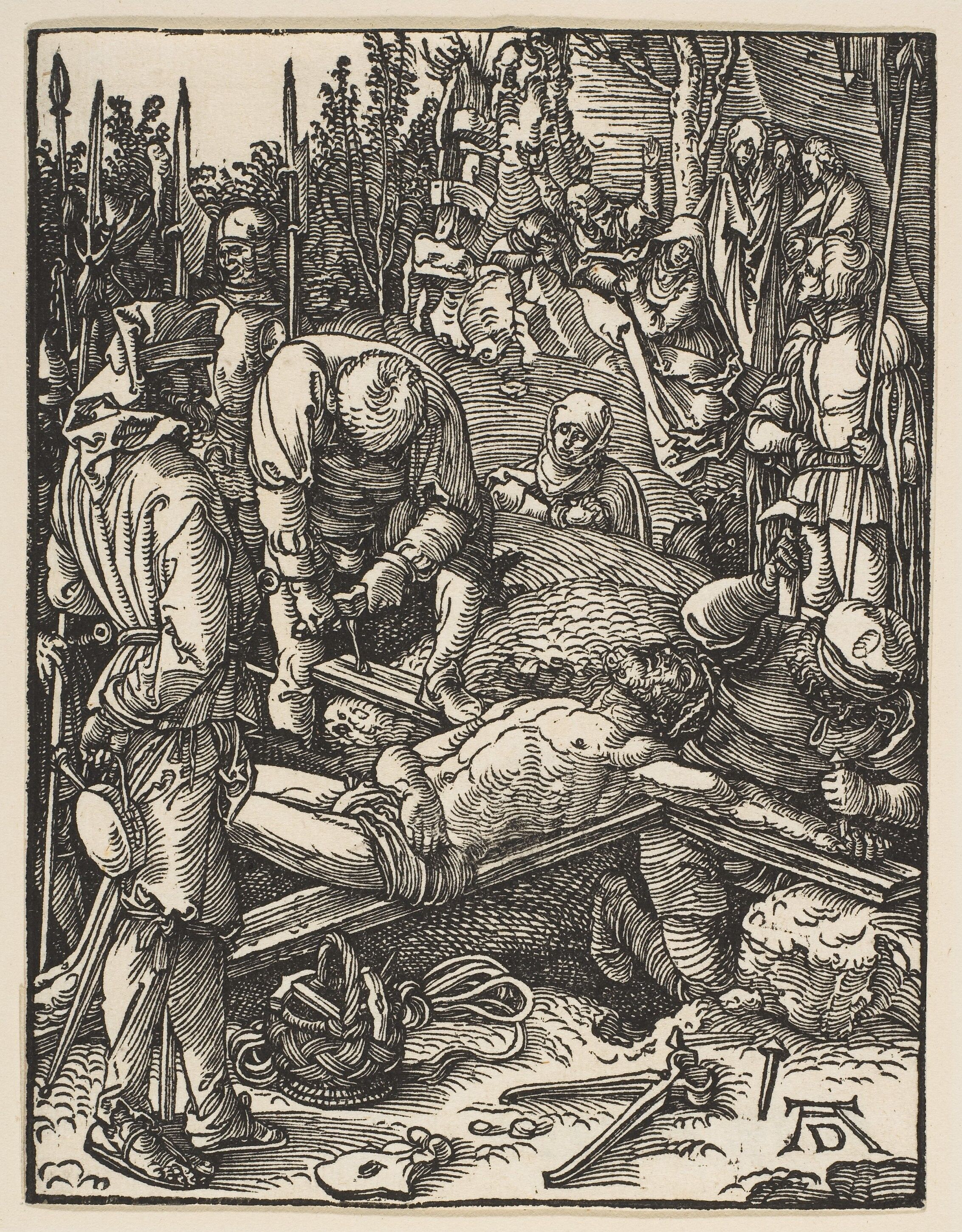 Albrecht Dürer - Christ Nailed to the Cross, from 