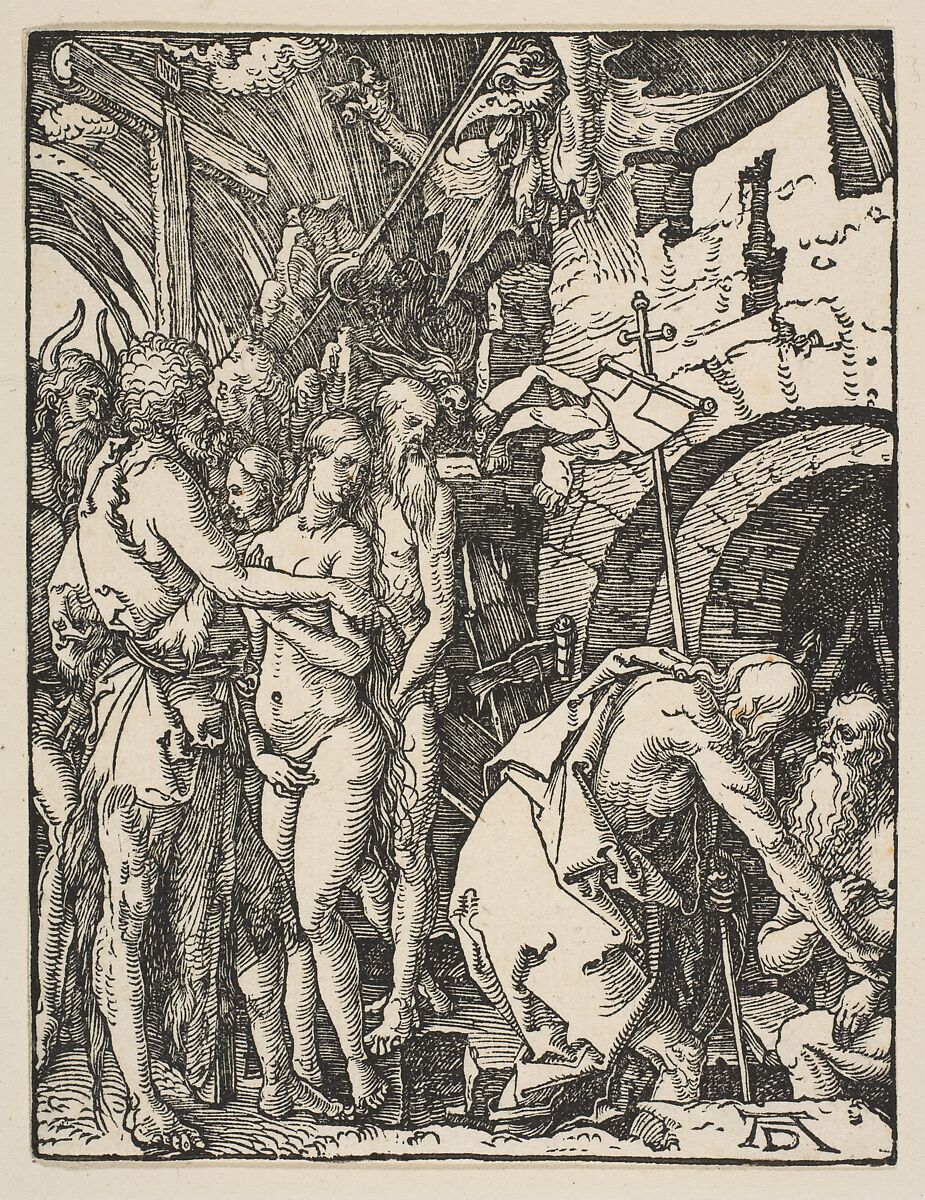 Christ in Limbo, from "The Small Passion", Albrecht Dürer (German, Nuremberg 1471–1528 Nuremberg), Woodcut 