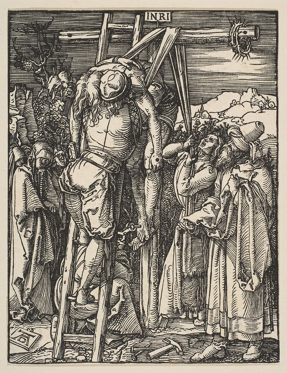 The Descent from the Cross, from "The Small Passion", Albrecht Dürer (German, Nuremberg 1471–1528 Nuremberg), Woodcut 