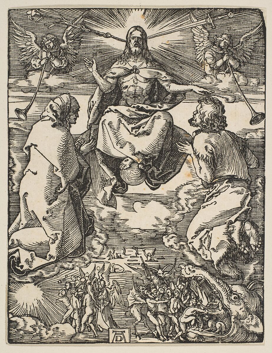 The Last Judgment, from "The Small Passion", Albrecht Dürer (German, Nuremberg 1471–1528 Nuremberg), Woodcut 