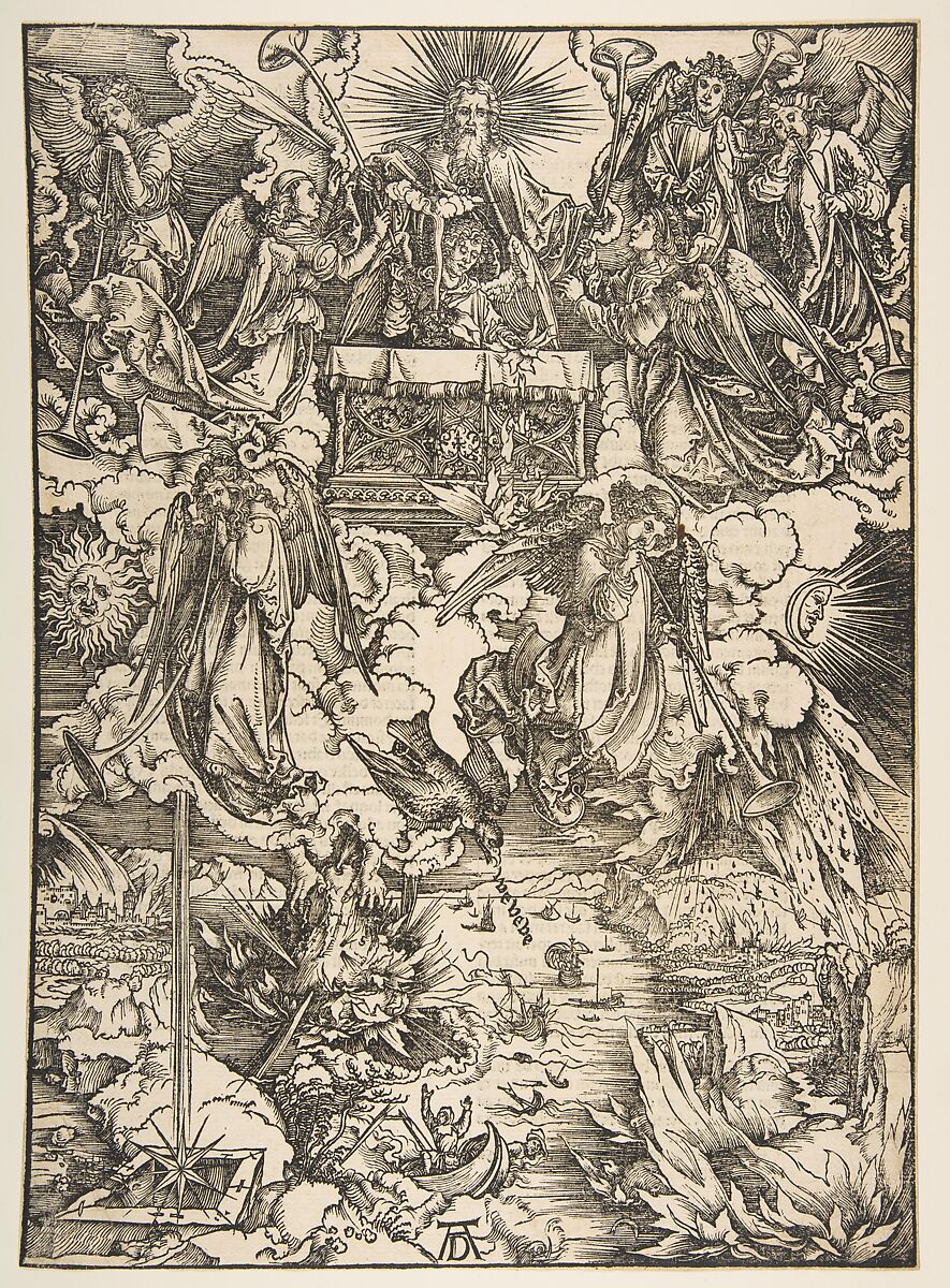 Albrecht Dürer | The Seven Angels with the Trumpets, from "The