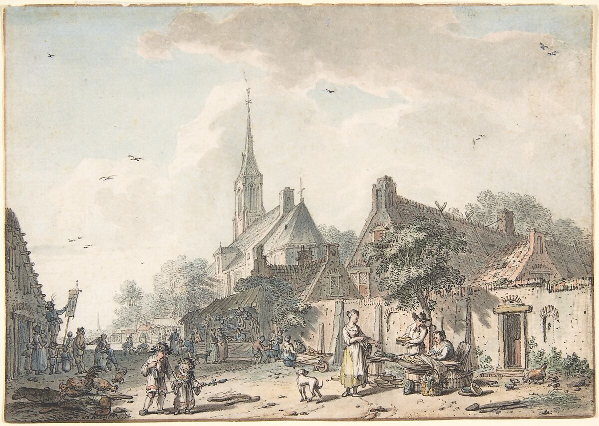 May, Hendrik Meijer (Dutch, Amsterdam 1744–1793 London), Black chalk, brown, black or gray ink and watercolor 