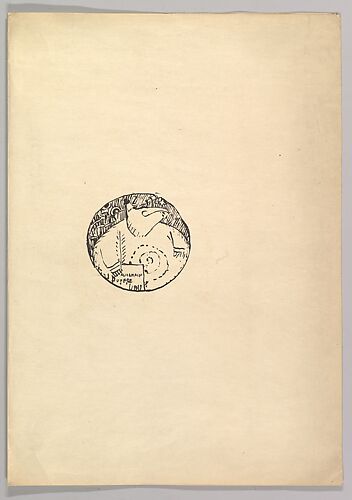 Bonnard's illustrations for the Illustrated Almanach of Father Ubu, printed without text on 14 sheets (folded in two) and a cover
