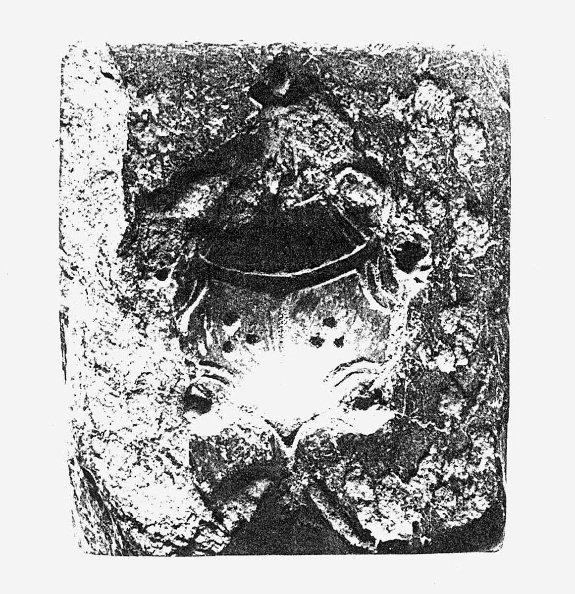 Mold with Shield-Shaped Ornament Intaglio, Soapstone, India 