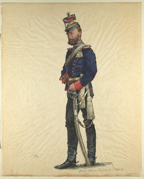 kupon Van debitor Walter von Looz-Corswarem | Prussian Military Costume: Garde Ulanen  Regiment No. 2 - 1870-71 | The Metropolitan Museum of Art