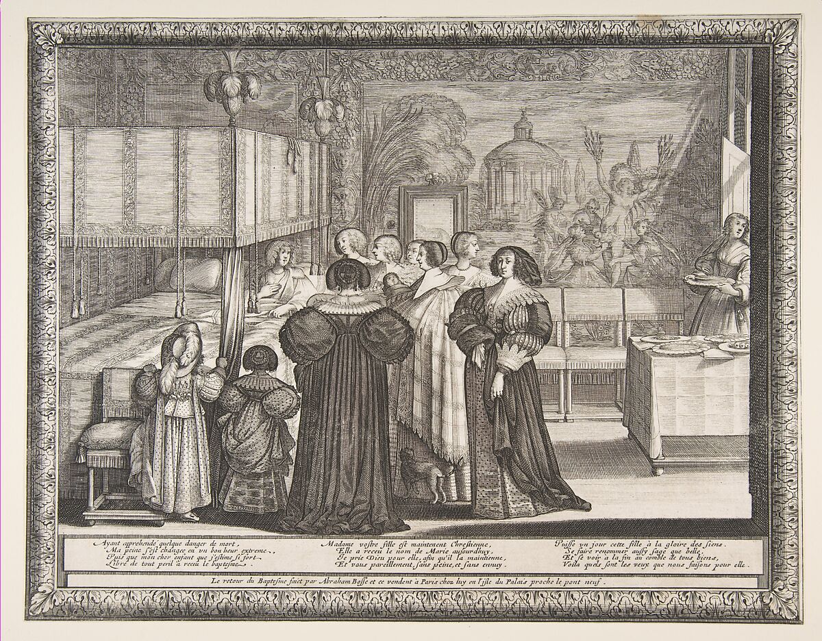 Return from the Christening, Abraham Bosse (French, Tours 1602/04–1676 Paris), Etching; first state of two 