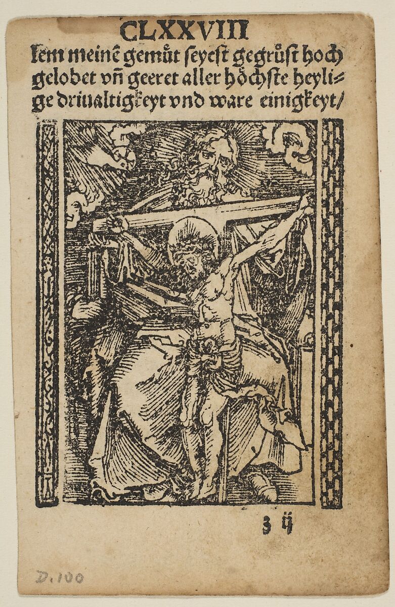 Religious scenes used in Salus Anime, Albrecht Dürer (German, Nuremberg 1471–1528 Nuremberg), Woodcuts