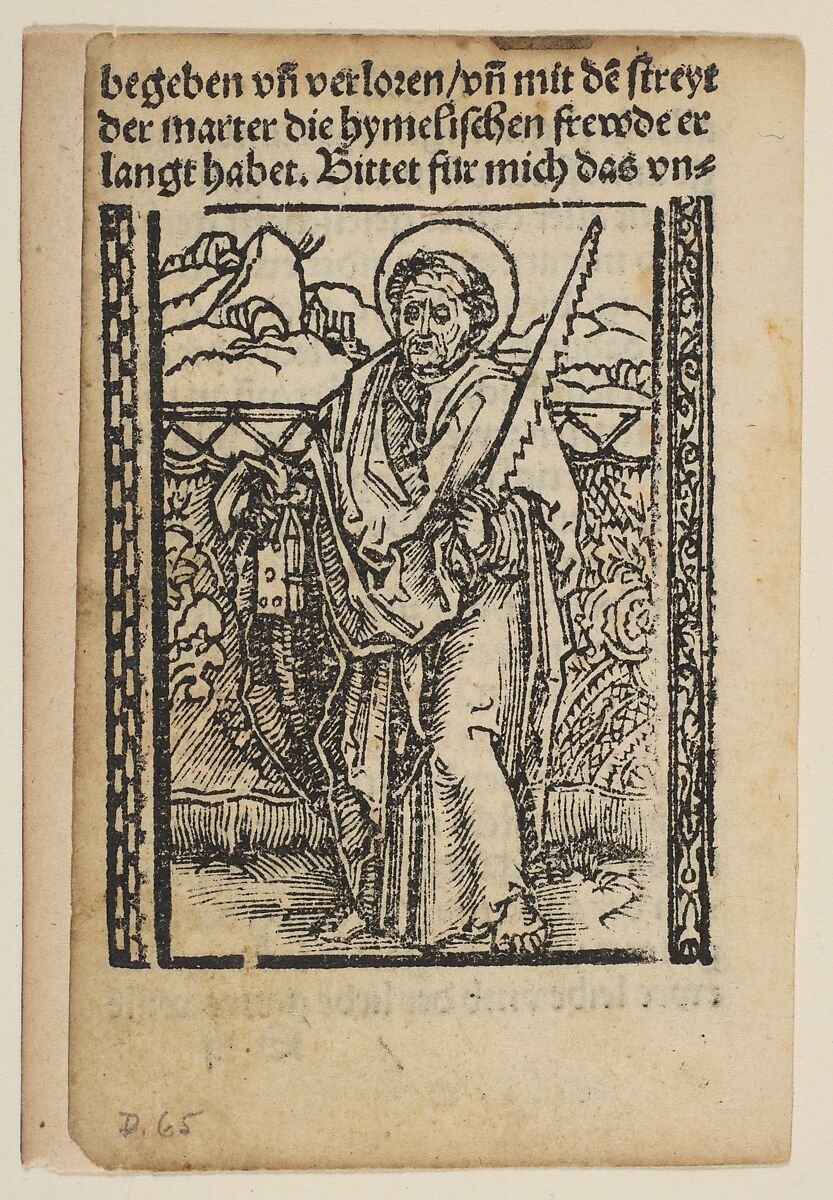 Religious scenes used in Salus Anime, Albrecht Dürer (German, Nuremberg 1471–1528 Nuremberg), Woodcuts