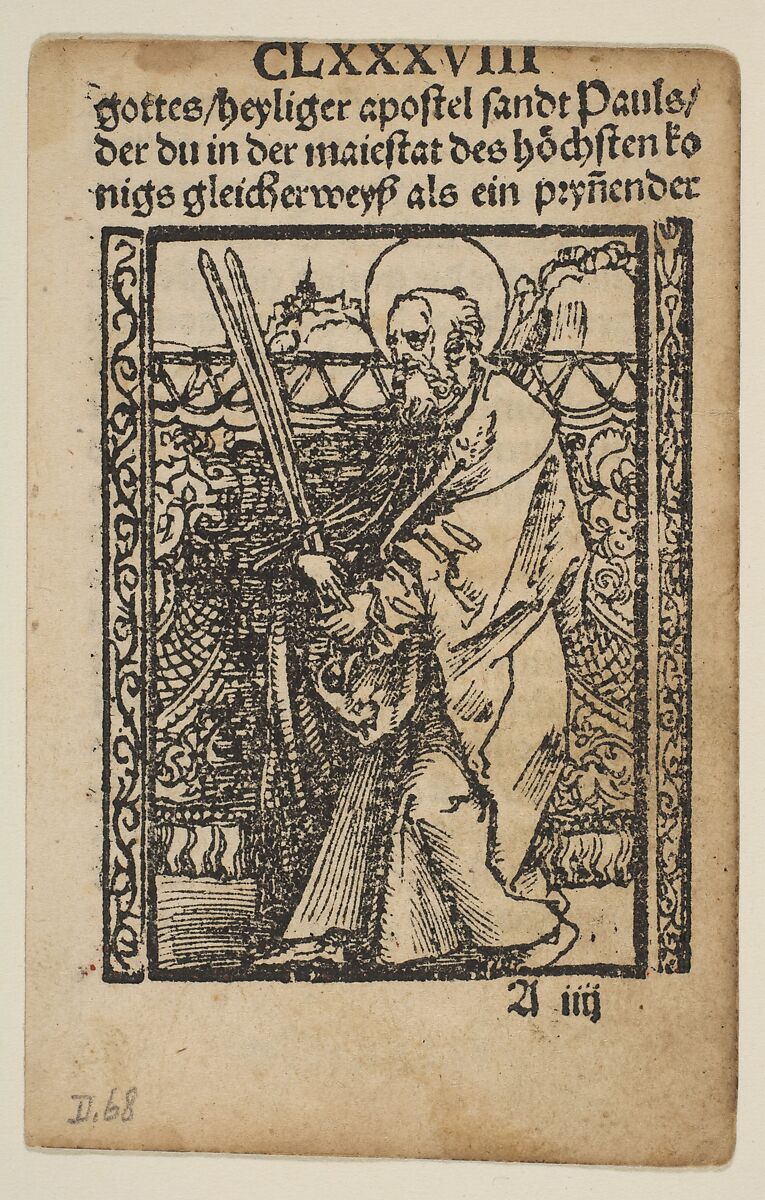 Religious scenes used in Salus Anime, Albrecht Dürer (German, Nuremberg 1471–1528 Nuremberg), Woodcuts