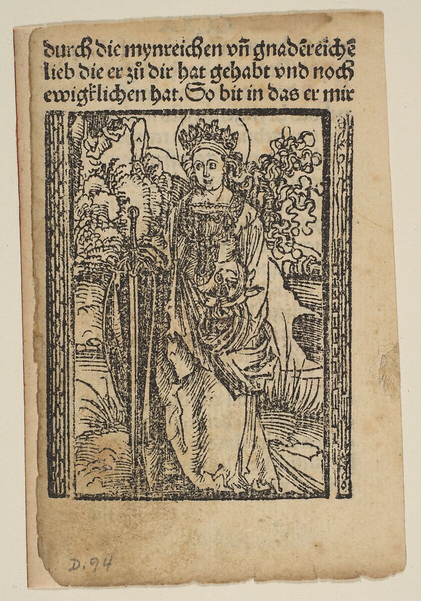 Religious scenes used in Salus Anime, Albrecht Dürer (German, Nuremberg 1471–1528 Nuremberg), Woodcuts