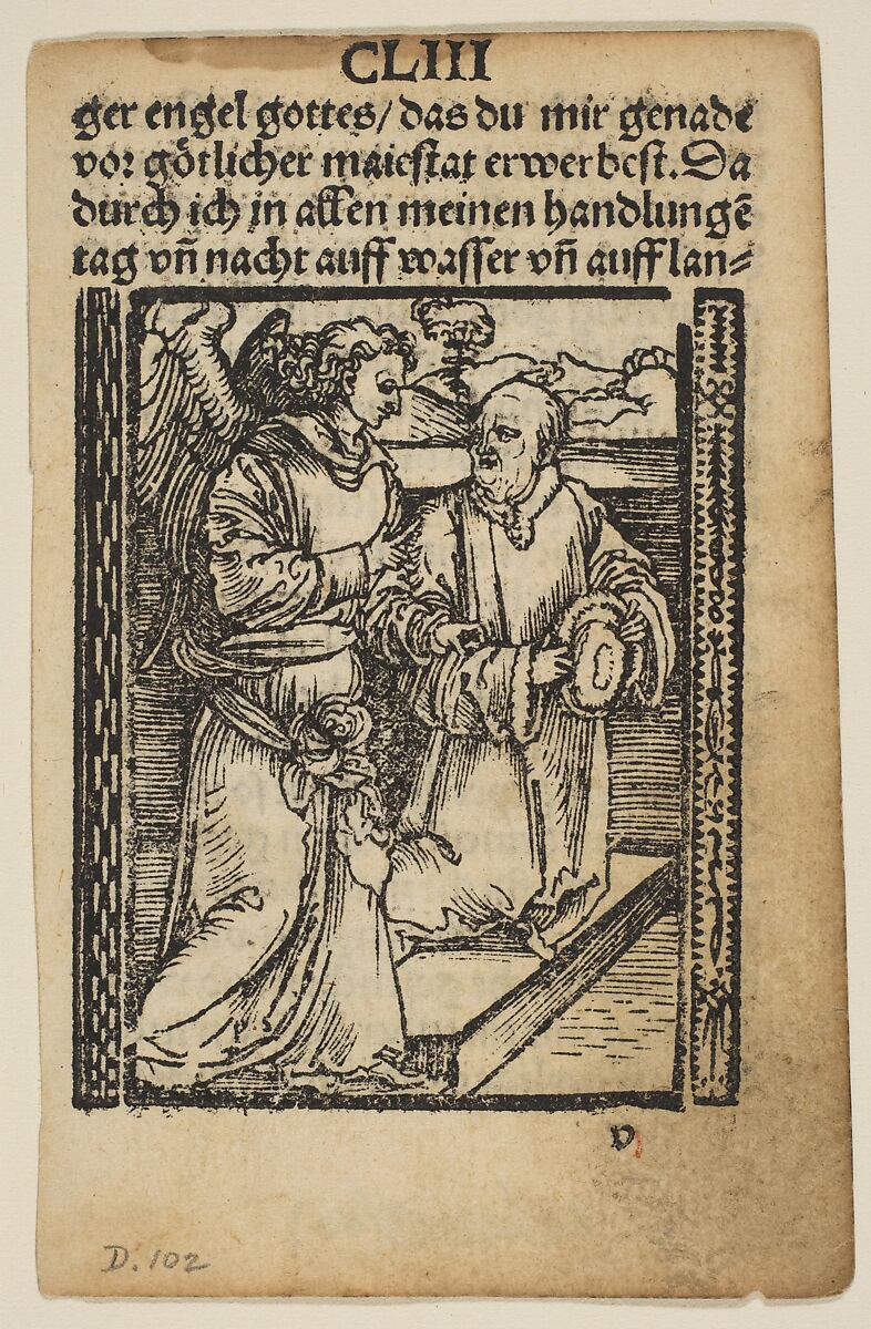 Religious scenes used in Salus Anime, Albrecht Dürer (German, Nuremberg 1471–1528 Nuremberg), Woodcuts