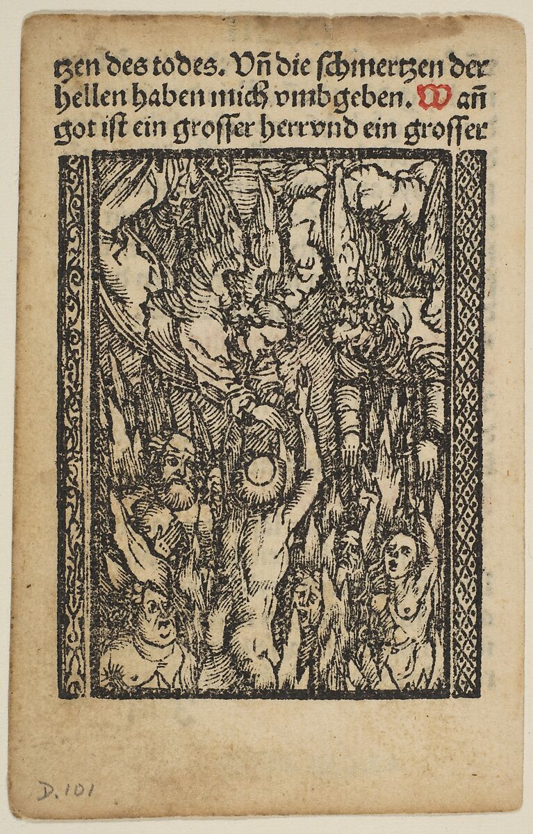 Religious scenes used in Salus Anime, Albrecht Dürer (German, Nuremberg 1471–1528 Nuremberg), Woodcuts