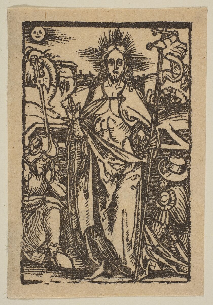 The Resurrection, Albrecht Dürer (German, Nuremberg 1471–1528 Nuremberg), Woodcut 